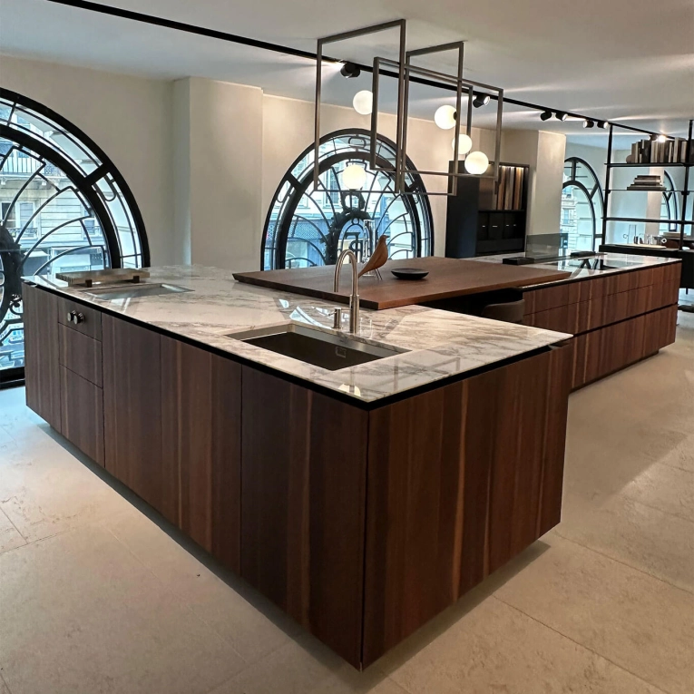 ARTEX PRO Noyer / Marbre Calacatta POLIFORM