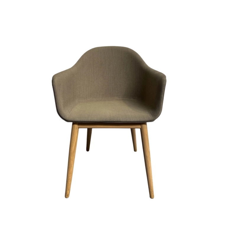 Dining Chair HARBOUR piètement chêne AUDO COPENHAGEN