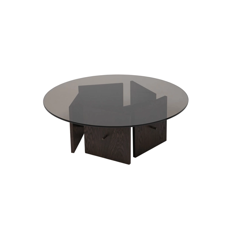 Coffee Table AUKKO Dark Oak FERM LIVING