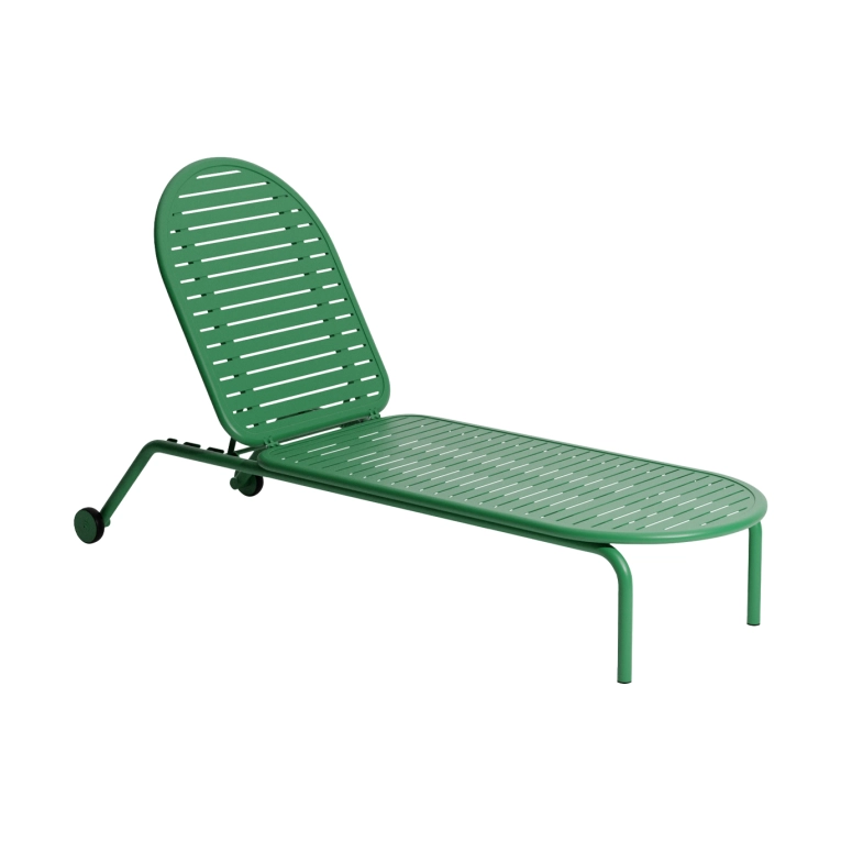 Outdoor Bench and Sunlounger WEEK-END Sunbed Mint Green PETITE FRITURE