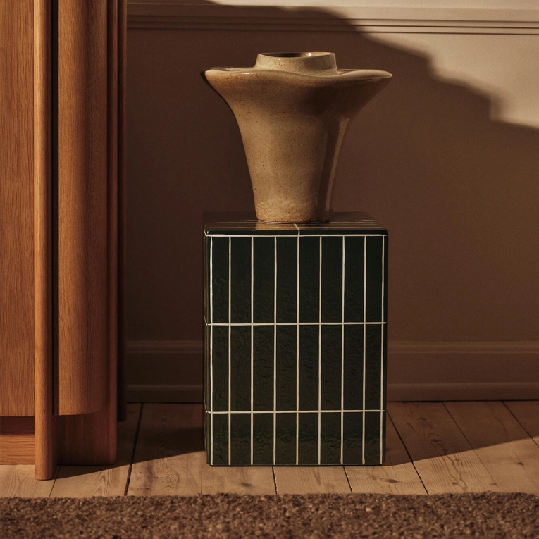 Side Table PILLAR Dark Green FERM LIVING