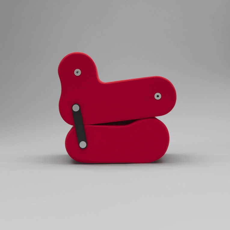 Easy chair MULTICHAIR Red B-LINE
