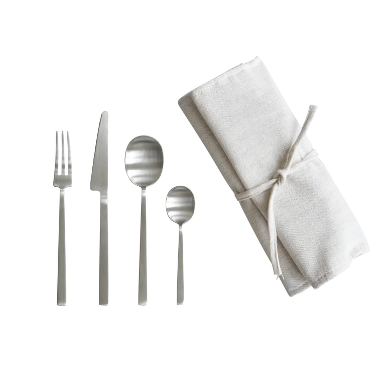 Couvert KOGEI 24 pièces Acier brossé 101 COPENHAGEN