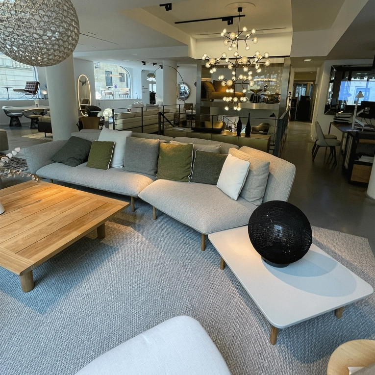 SENJA Lin / Teck avec table basse TRIBU