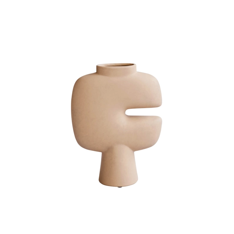Vase TRIBAL medio Sand 101 COPENHAGEN