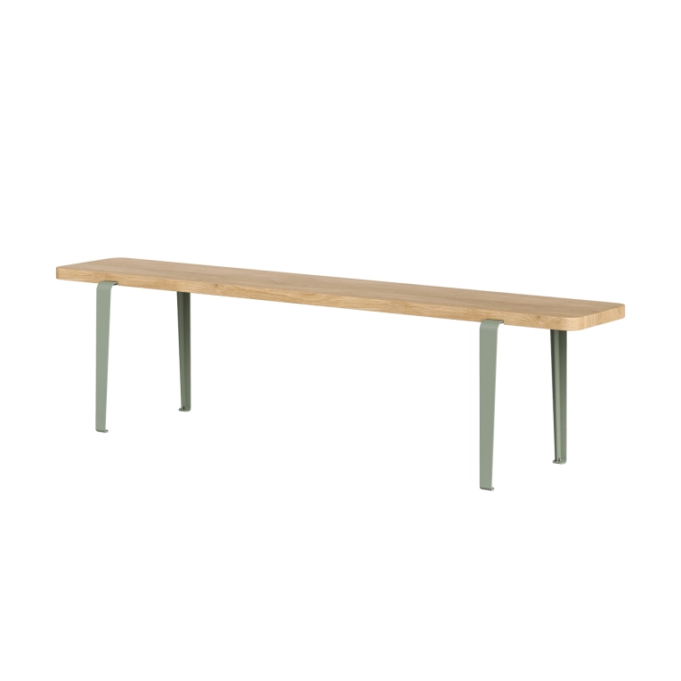 Designer Bench LOU Oak/Eucalyptus Gray L 170 TIPTOE