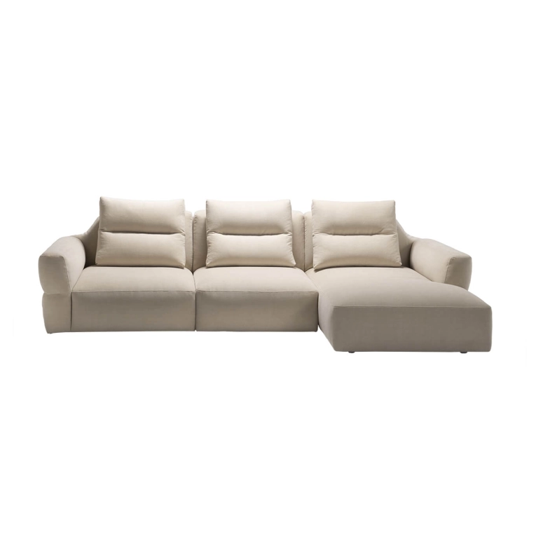 Sofa FEDRIGO L 328 with chaise longue ZANOTTA