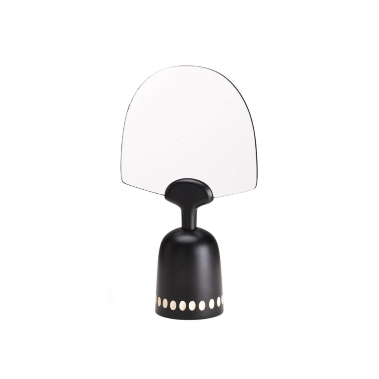 Mirror NUR dots patterns Maple black ZANAT