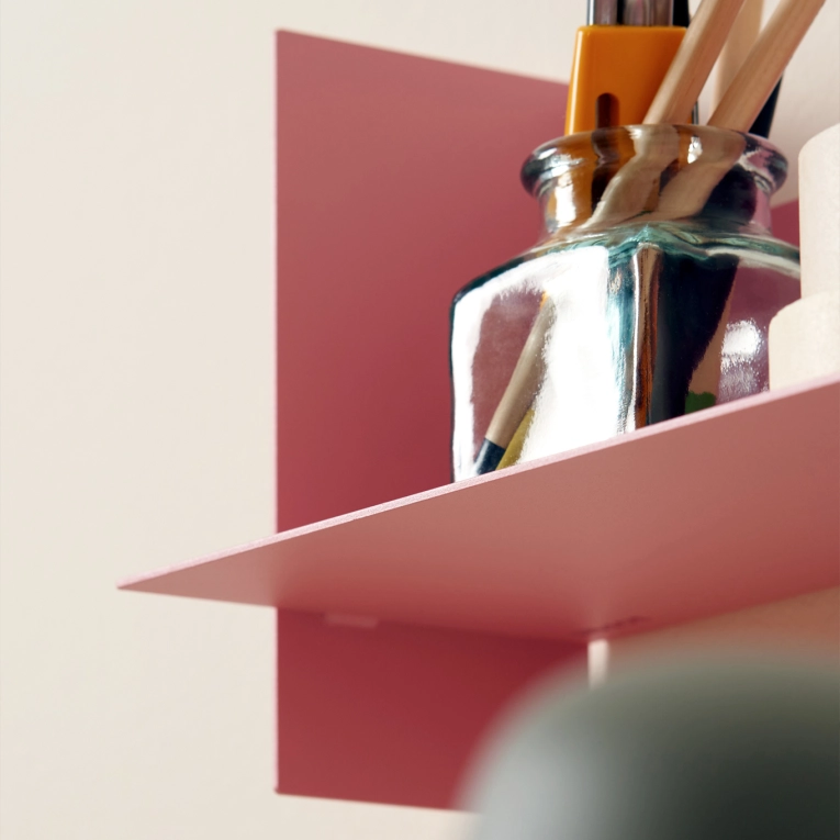 Etagère PLI Rose Poudré L 20 TIPTOE