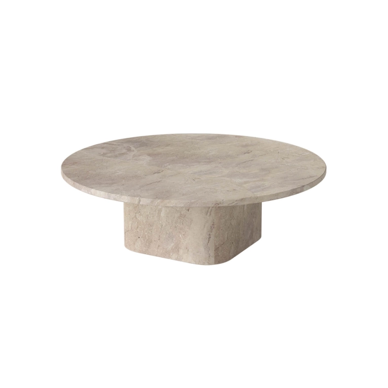 Coffee Table EIDA Ø 90 H 28 Beige Marble BOLIA
