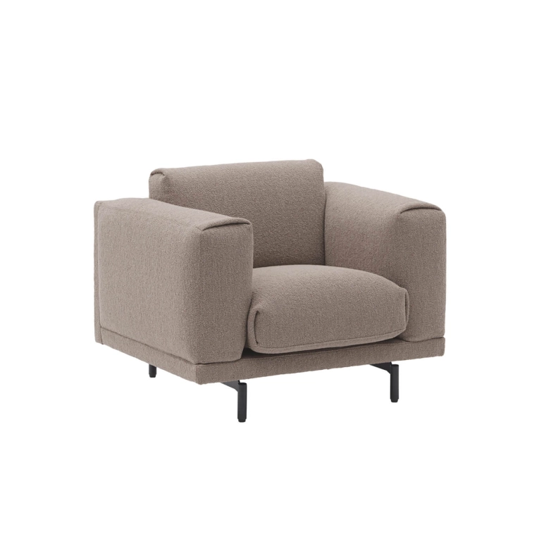 Fauteuil REST pieds métal Heart 6 MUUTO