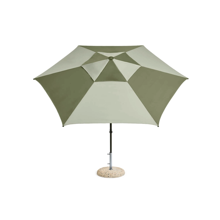 Accessoire extérieur Parasol TERRAZZA Hexagone Vert HAY
