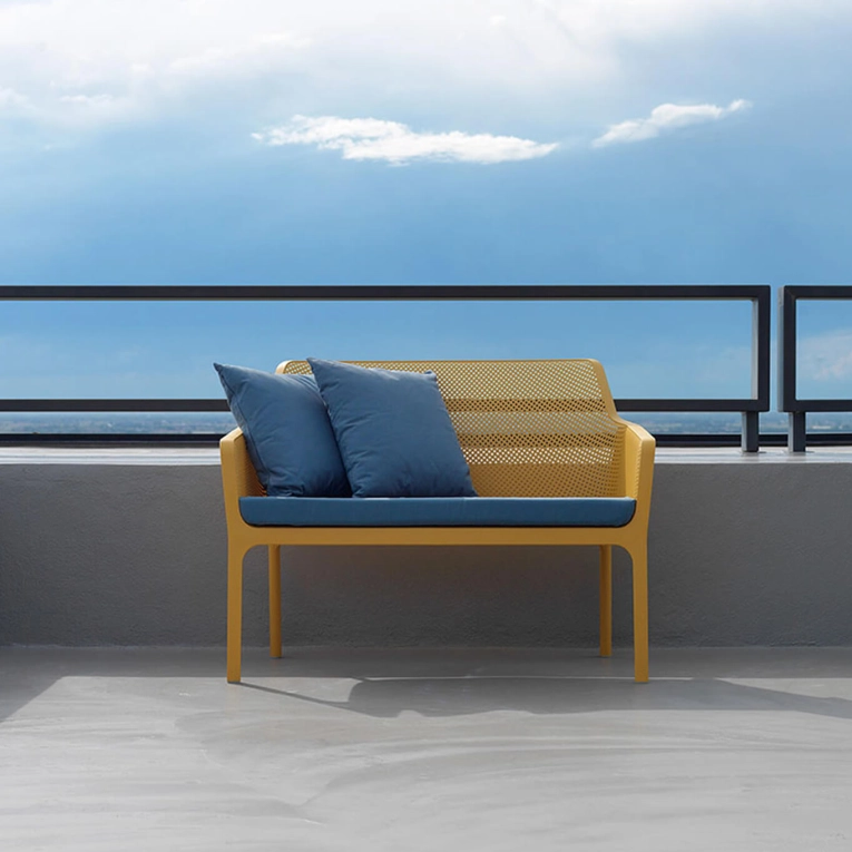 Outdoor Bench NET Mustard NARDI