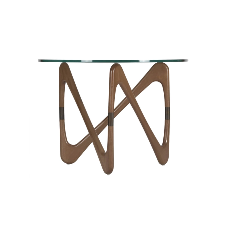 Table basse MOEBIUS Noyer OBJEKTO