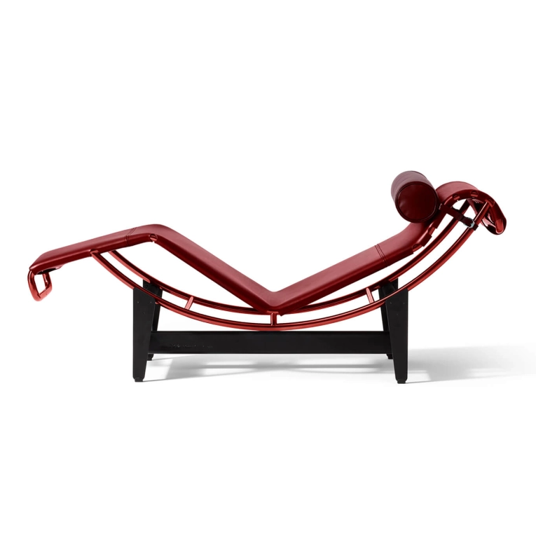 Fauteuil 4 Chaise longue à réglage continu 60 Rouge CASSINA