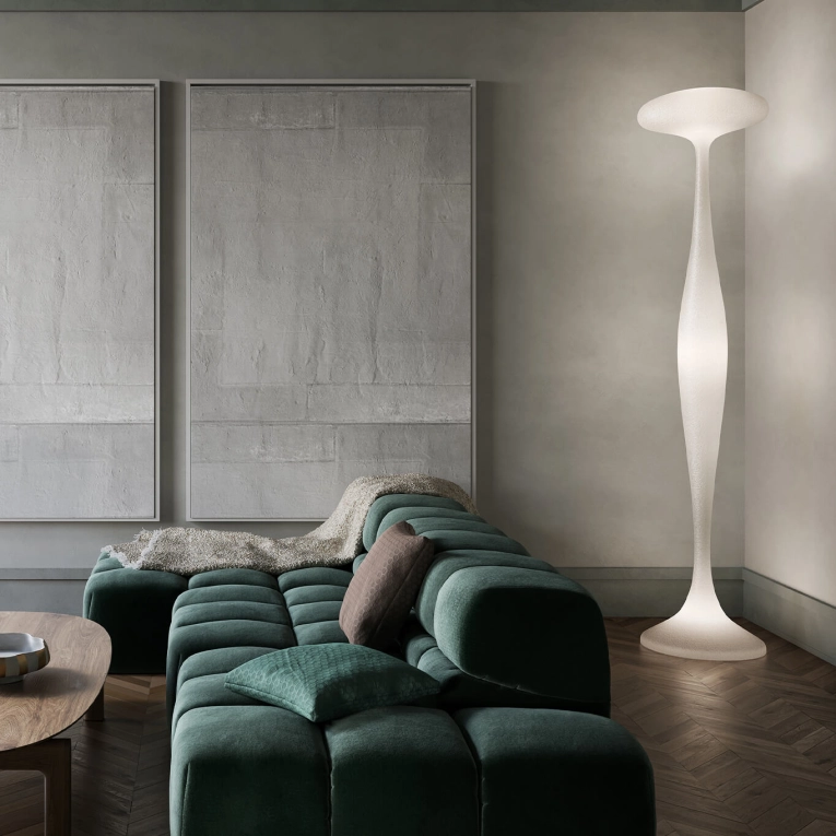 Lampadaire E.T.A. Blanc KDLN