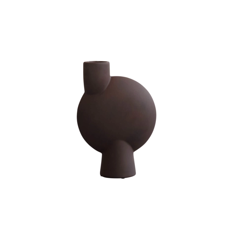 Vase SPHERE BUBL medio Chocolat 101 COPENHAGEN