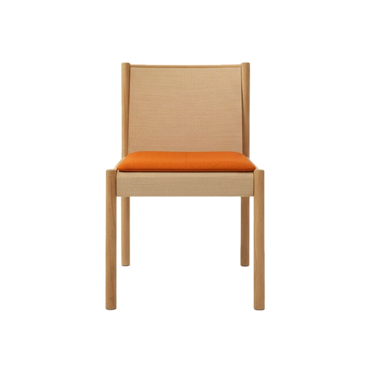 KATA Chêne Naturel / coussin Rouille ARPER