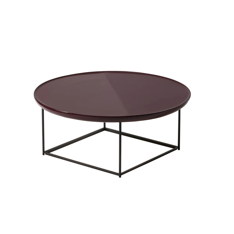 Outdoor Coffee Table TOREI OUTDOOR Ø 88 Amaranth Red CASSINA