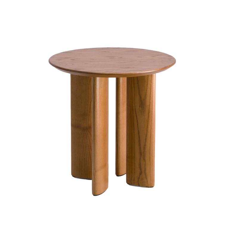 Table d'appoint guéridon CARLOTTA Iroko THE SOCIALITE FAMILY