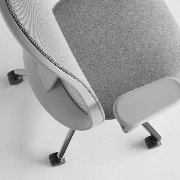 LINO Mineral Biscay Jade / Aluminium Poli HERMAN MILLER