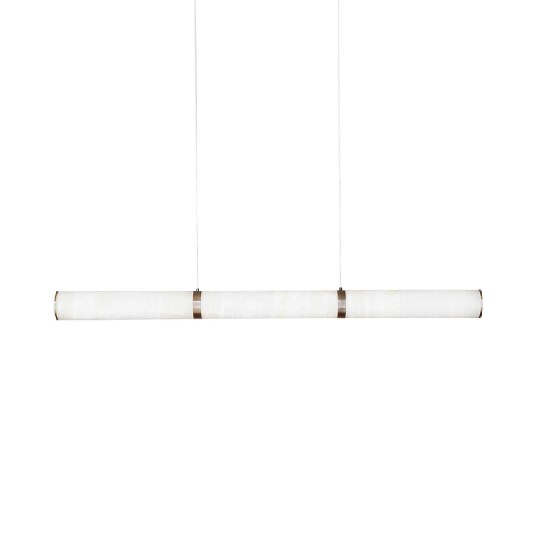 Pendant Light PARS HORIZONTAL Browned Brass ANOUR
