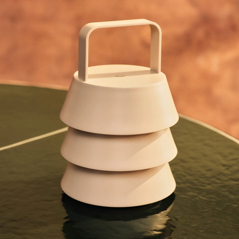 Lampe à poser LUVER Beige FERM LIVING