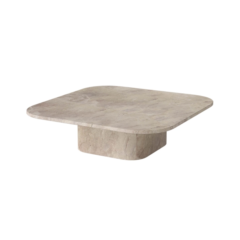 Coffee Table EIDA 100x100 H 28 Beige Marble BOLIA