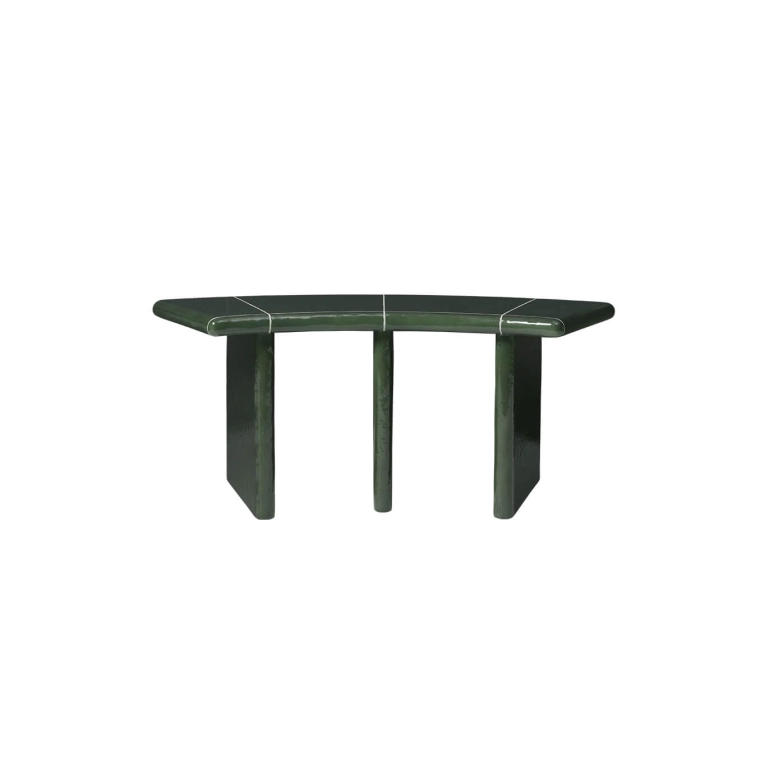 Outdoor Bench DEYA W 110 Dark Green FERM LIVING