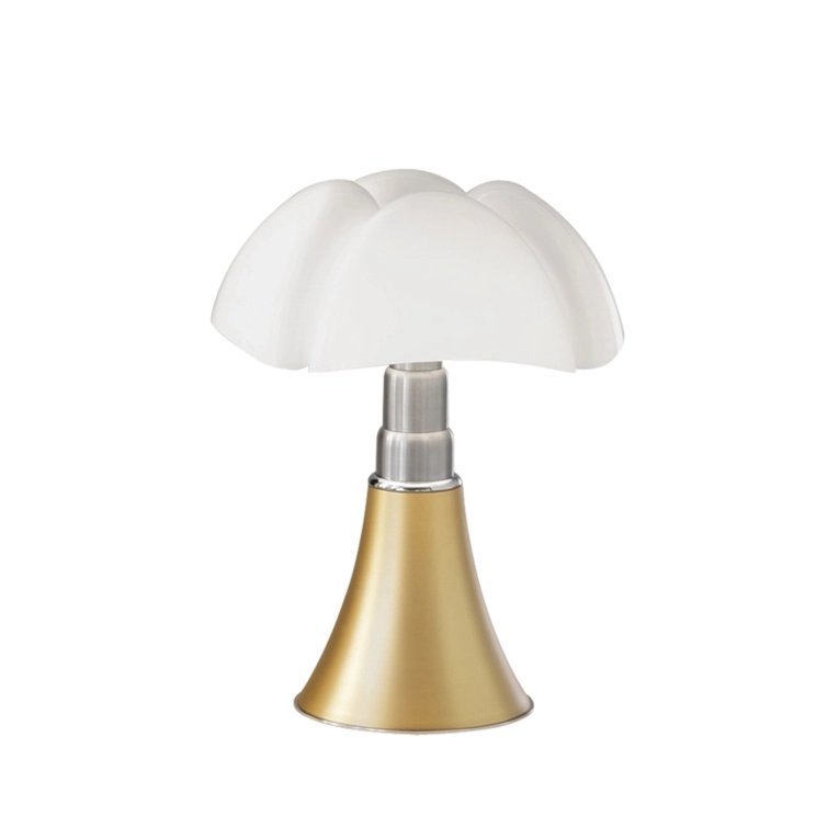 Lampe à poser MINIPIPISTRELLO Laiton satiné MARTINELLI LUCE