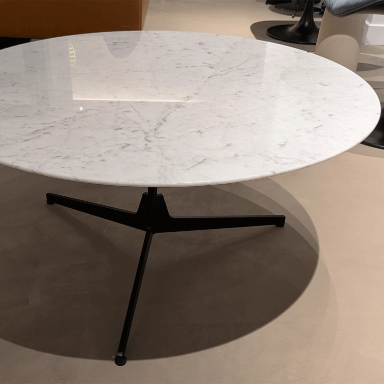 HEXA Ø 84 Marbre de Carrare Blanc SABA