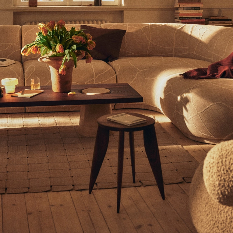 Side Table FEVE W 42 Walnut FERM LIVING