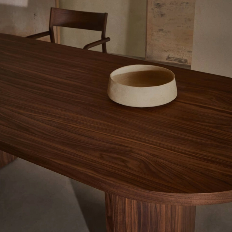 NEALY L 200 Noyer Foncé KAVE HOME