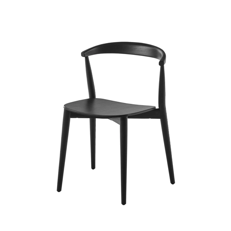 Dining Chair NEWOOD LIGHT Black CAPPELLINI