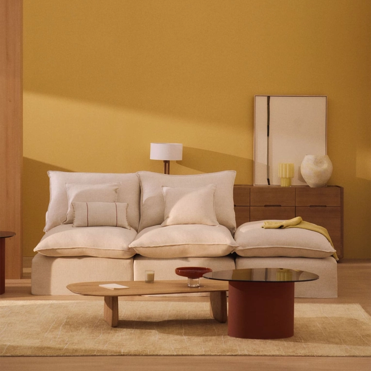 ANARELA modulable 2 places Lin Beige KAVE HOME