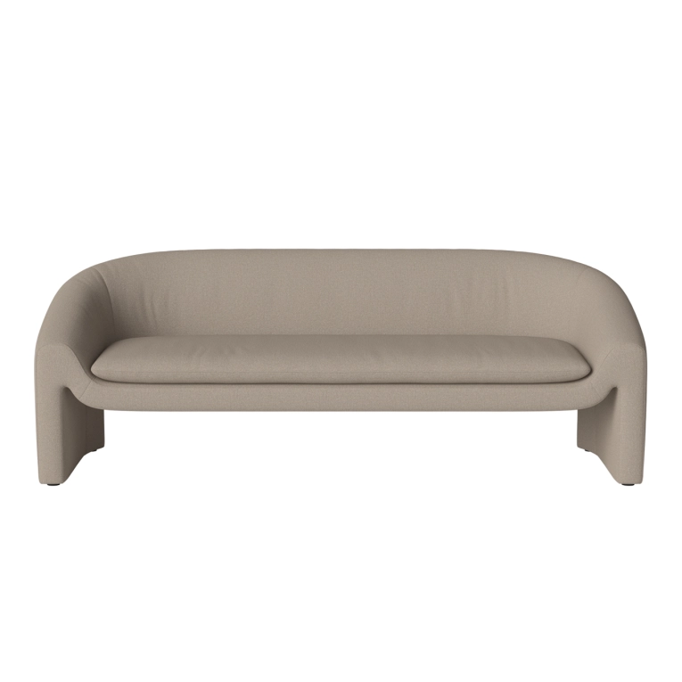 Canapé MIELO 3 places Bergamo Beige foncé BOLIA