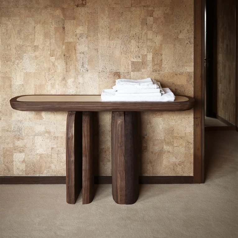 Console table BREAD Walnut TACCHINI