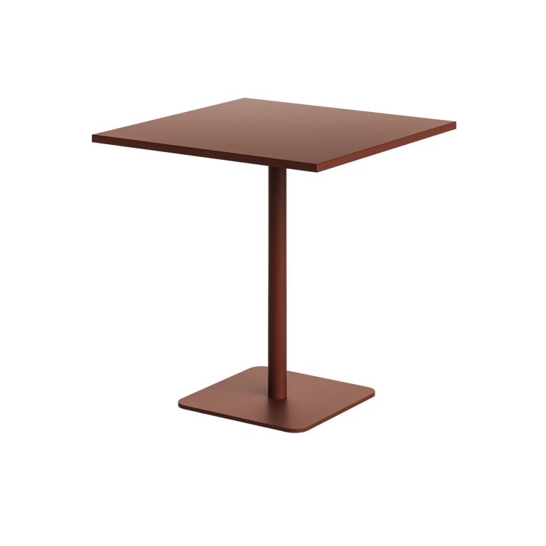 Table extérieure MOKA OUTDOOR Rouge Brique L 70 TIPTOE