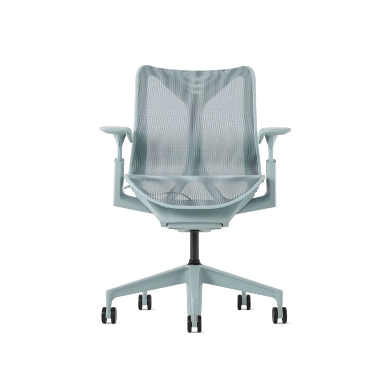 COSM Low Back Dipped in Colour Glacier HERMAN MILLER