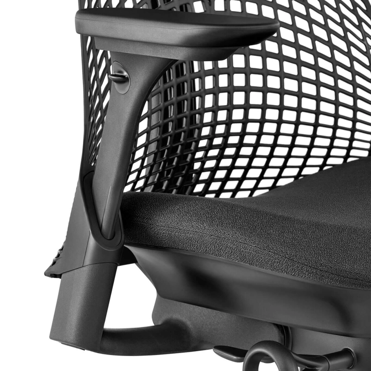 SAYL Noir Rhino / Aluminium Poli HERMAN MILLER