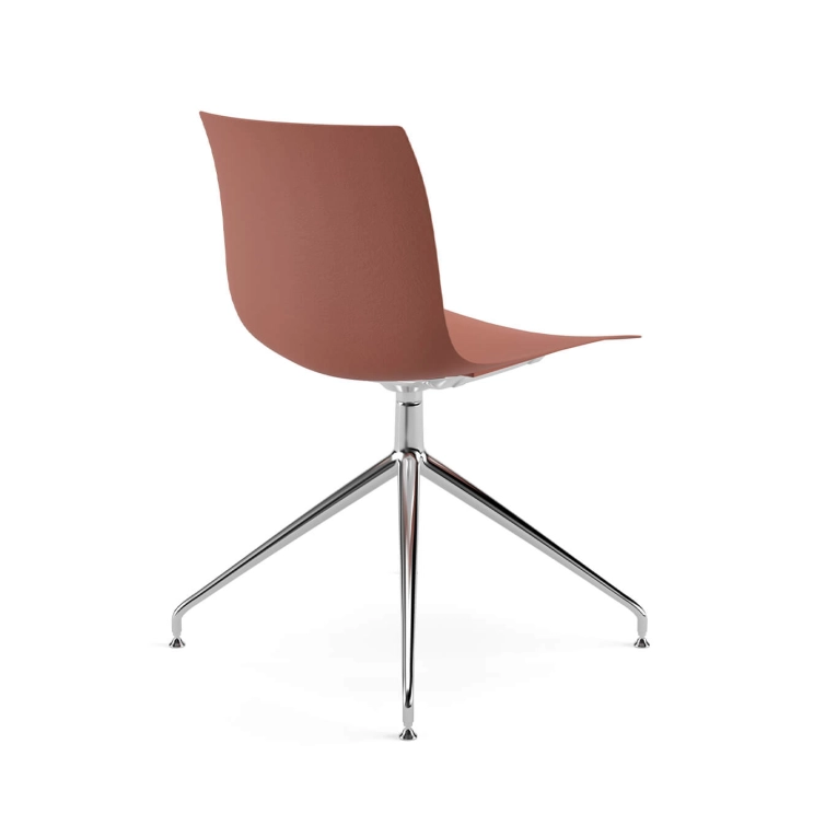 Chaise CATIFA RE 46 pied central Rouille ARPER
