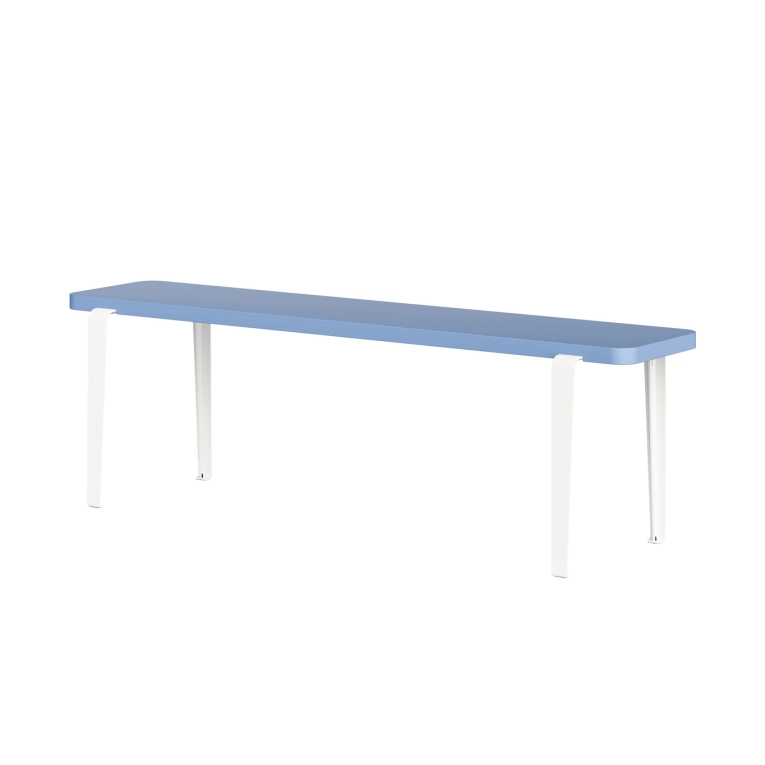 Designer Bench LOU Rock Blue/Cream White L 140 TIPTOE