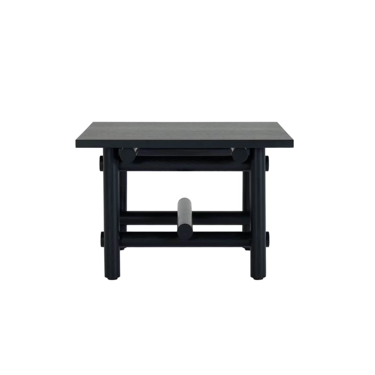 Table d'appoint guéridon MUECKE Noir ébène KNOLL