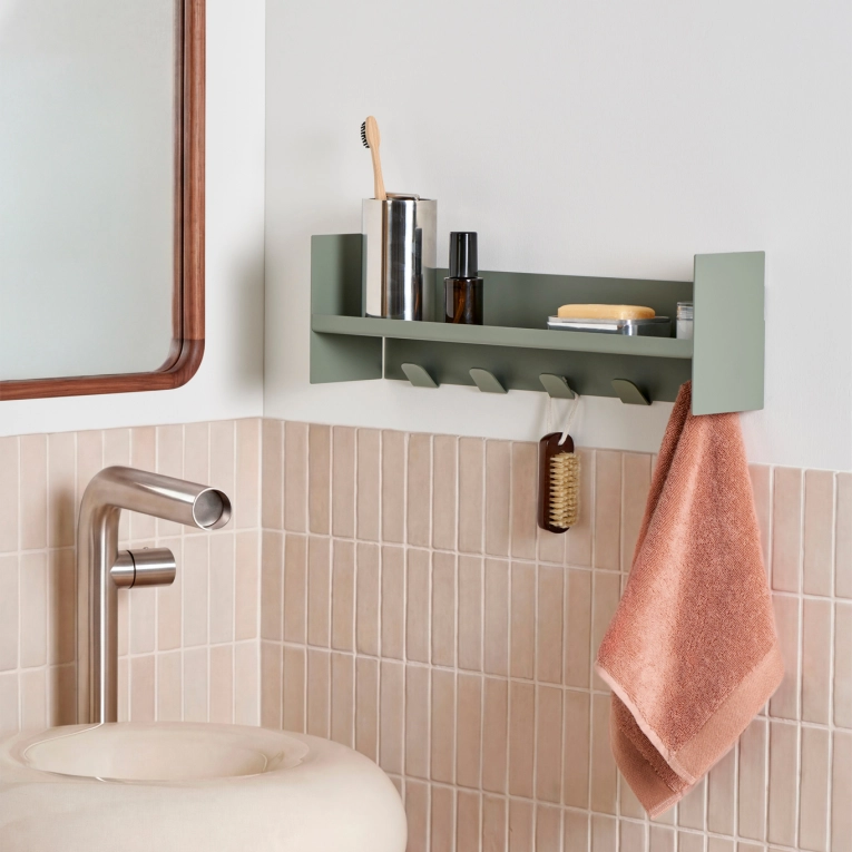 Etagère PLI Gris Eucalyptus avec rebords L 45 TIPTOE