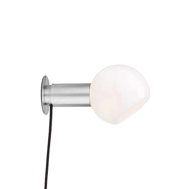 Applique DONYA avec prise Acier inoxydable Brossé ANOUR