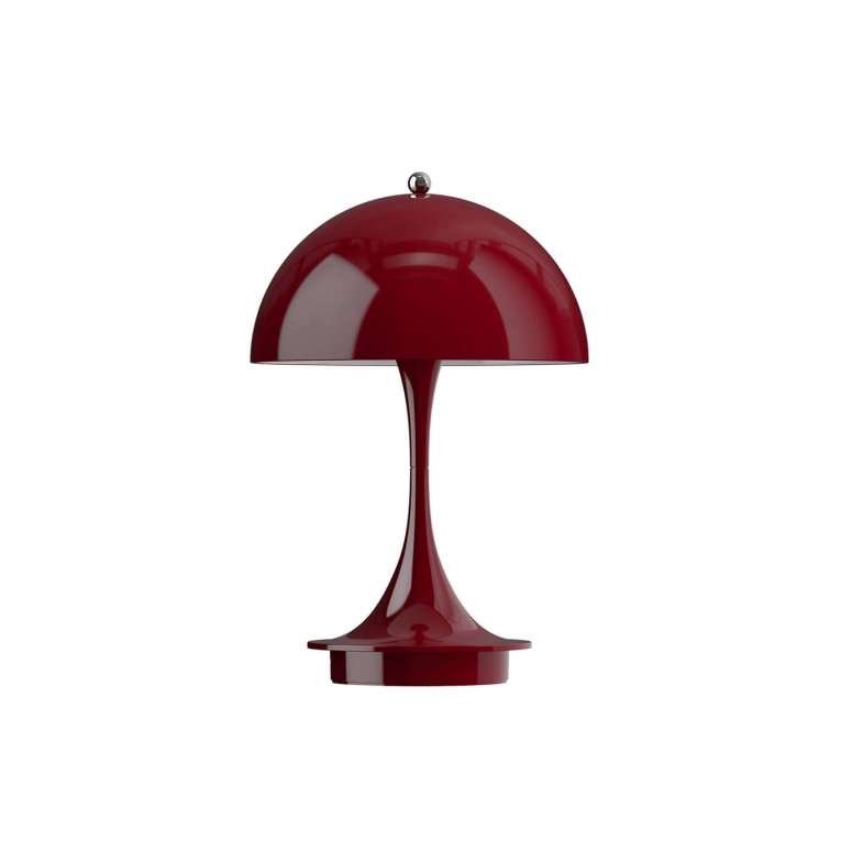Portable Lamp PANTHELLA 160 PORTABLE V3 Opaque Burgundy LOUIS POULSEN