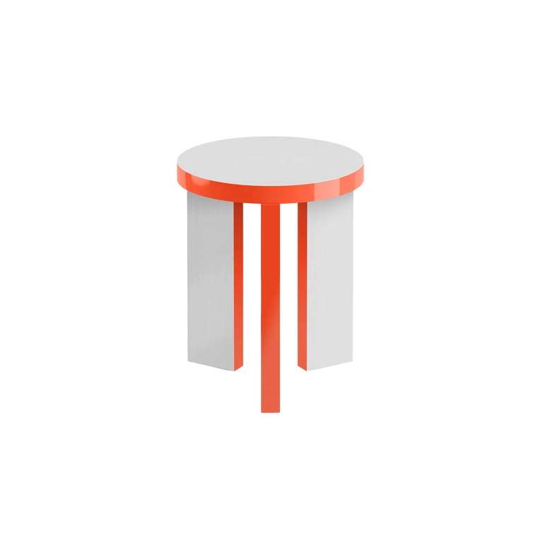 Side Table SLICE ME Ø 40 Orange ZANOTTA