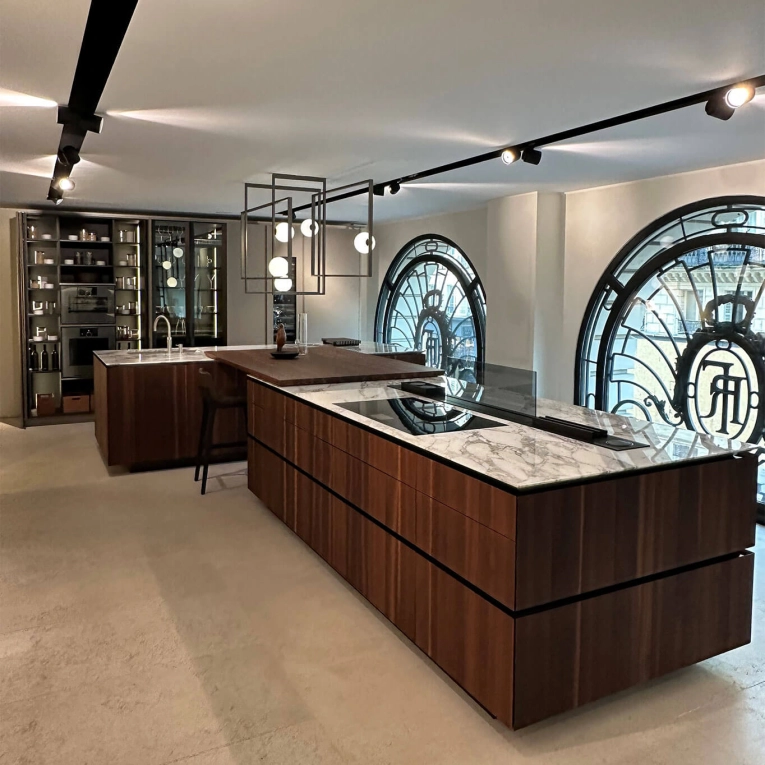 ARTEX PRO Noyer / Marbre Calacatta POLIFORM