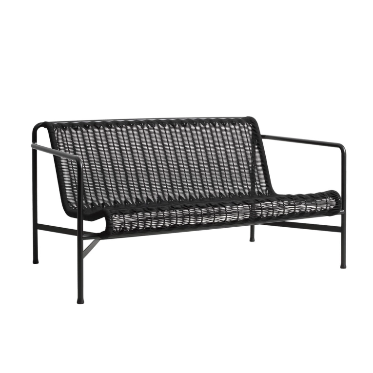 Canapé extérieur Banc PALISSADE CORD Lounge Anthracite HAY