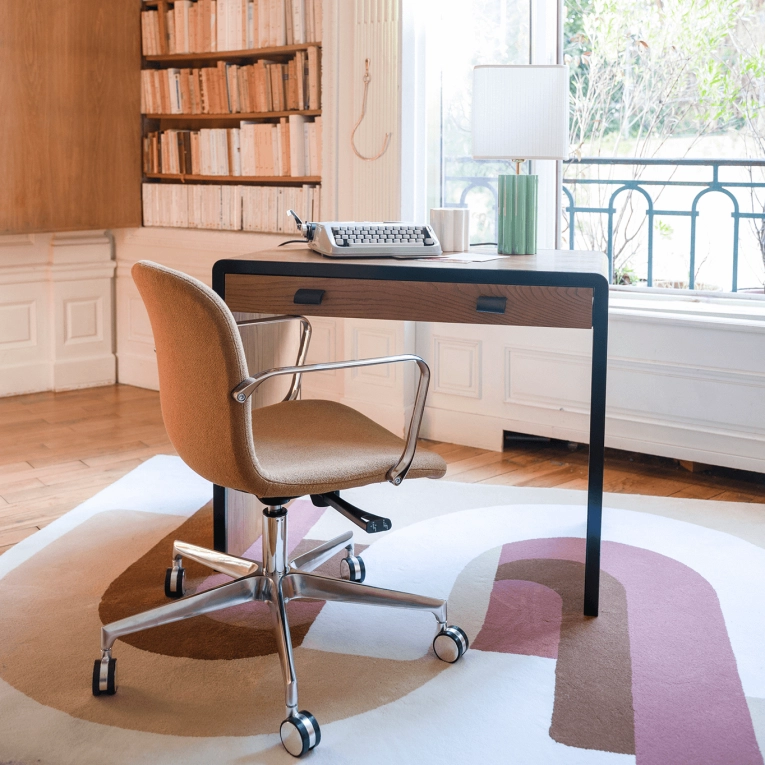 Tapis ROMA Beige et rose THE SOCIALITE FAMILY